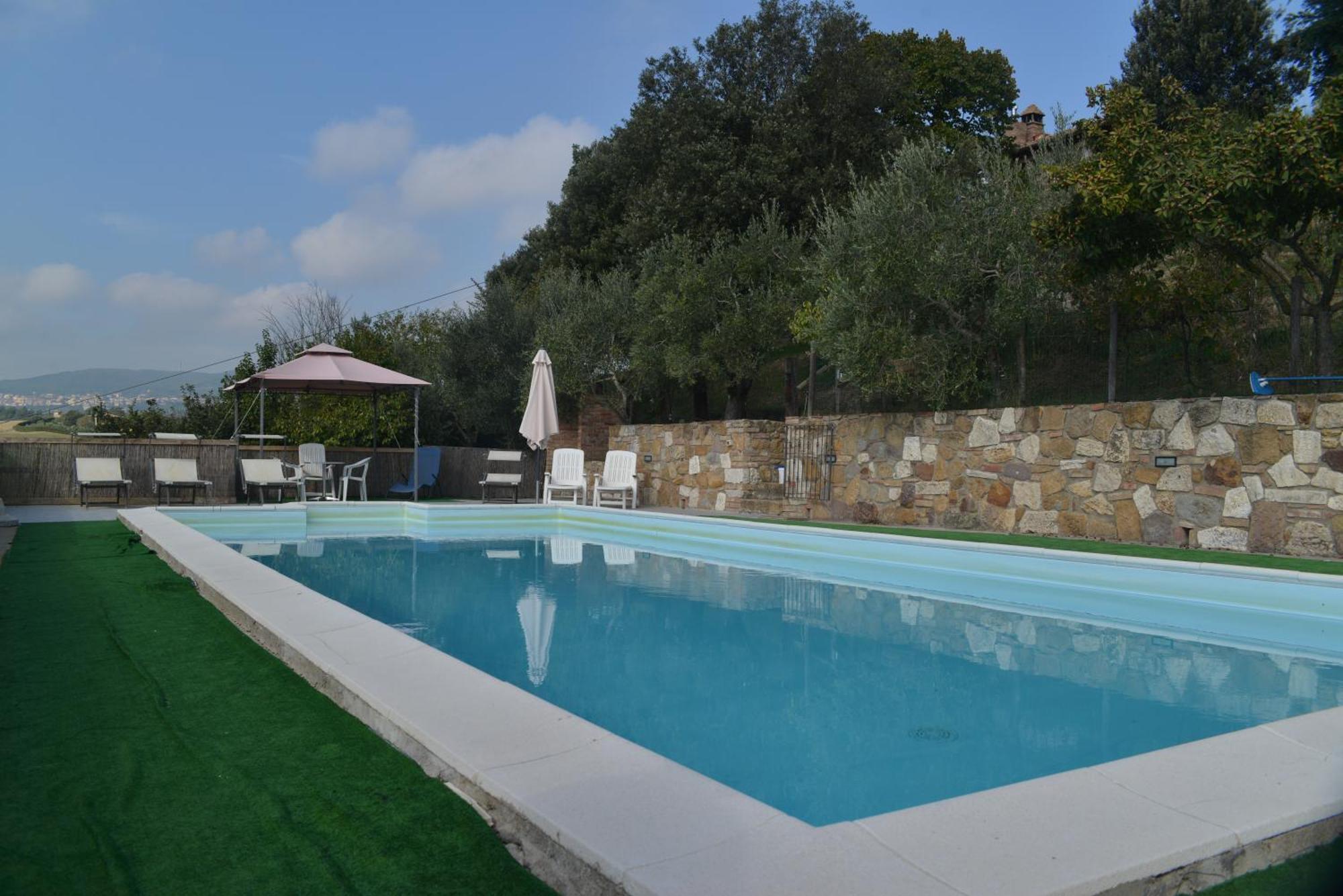 Agriturismo Podere Biancospino Piscina Privata Chianciano Terme Luaran gambar